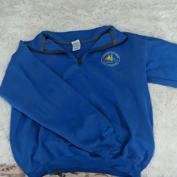 Canine Rainbow quarter zip - Picture 2 of 3